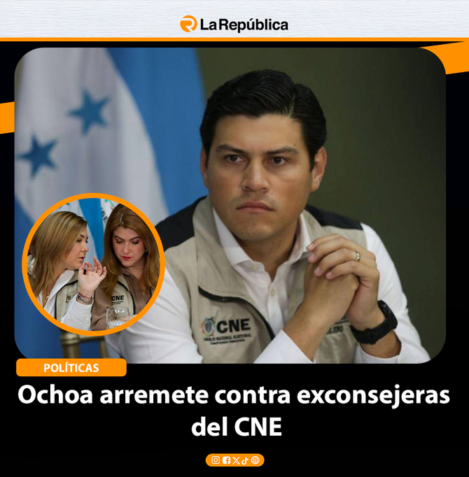 Ochoa arremete contra exconsejeras del CNE - Cover Image